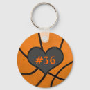 Search for basketball fan keychains Orange