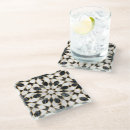 Search for moroccan black and white coasters Pattern