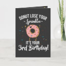 Search for donut 3rd birthday Funny