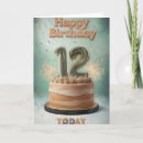 Search for 12th boy birthday cards Party