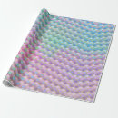 Search for glitter scales wrapping paper Mermaid