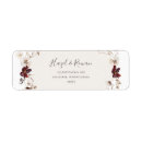 Search for pink and white return address labels Bride
