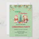 Recherche de ours de noël invitations Élégant