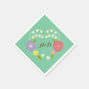 Search for boho wedding napkins Floral wreath