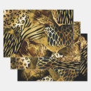 Search for animals of wild wrapping paper Africa