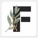 Search for letter f monogram stickers Watercolor