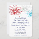 Search for star spangled invitations July