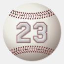 Search for twenty three stickers Number 23