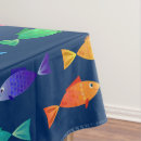 Search for fish tablecloths Ocean