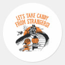 Search for strangers stickers Pumpkin