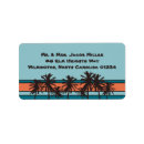 Search for blue brown return address labels Orange