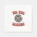 Search for funny christmas napkins Red and green