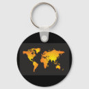 Search for world map keychains Earth