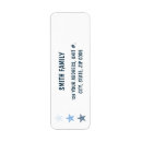 Search for tartan plaid return address labels Blue