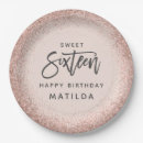 Search for 16th birthday plates Minimal