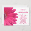 Search for pink gerbera invitations Gerber daisy
