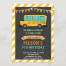 Recherche de autobus scolaire invitations Retour à l'école