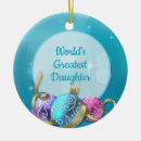 Search for mother and daughter ornaments Blue