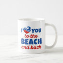 Search for i love the beach mugs Funny