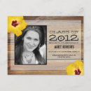 Search for hawaiian graduation invitations Hibiscus
