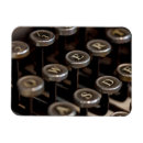 Recherche de machine écrire magnets Rétro