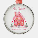 Search for gingerbread house ornaments Watercolor