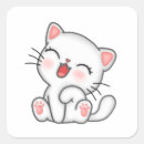 Search for little black cat stickers Kitten