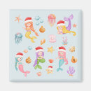 Recherche de mermaid magnets Aquarelle