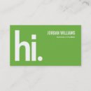 Search for green business cards Stylish