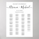 Search for welcome wedding seating charts Black and white