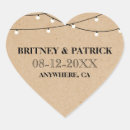 Search for string lights wedding stickers Rustic