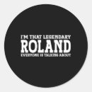 Recherche de roland autocollants Nom de famille roland