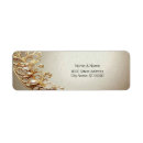 Search for gold flourish return address labels Bridal shower