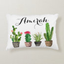 Search for succulent pillows Watercolor
