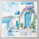 Search for mediterranean posters Watercolor