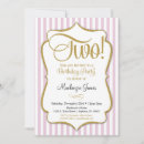 Recherche de second anniversaire invitations Filles 2e anniversaire