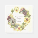 Search for pansy napkins Vintage