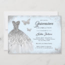 Search for blue butterfly birthday invitations Gown