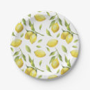 Search for lemon pattern plates Watercolor