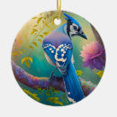 Search for blue jay bird ornaments Birder