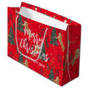 Search for christmas gift bags Red