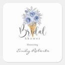 Search for blue ice cream stickers Watercolor