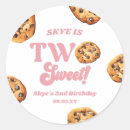 Recherche de lait et biscuits autocollants Fête d'anniversaire