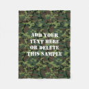 Search for camo blankets Military