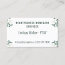 Search for care worker business cards Psw