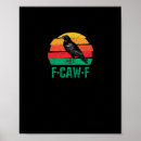 Search for vintage raven art F caw f