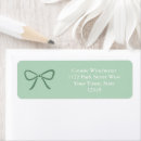 Search for bow return address labels Minimalist