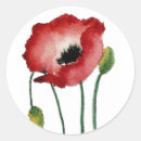 Recherche de pavot autocollants Fleur