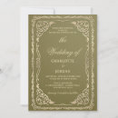 Search for royal green wedding invitations Botanical