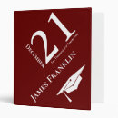 Search for burgandy binders Graduate